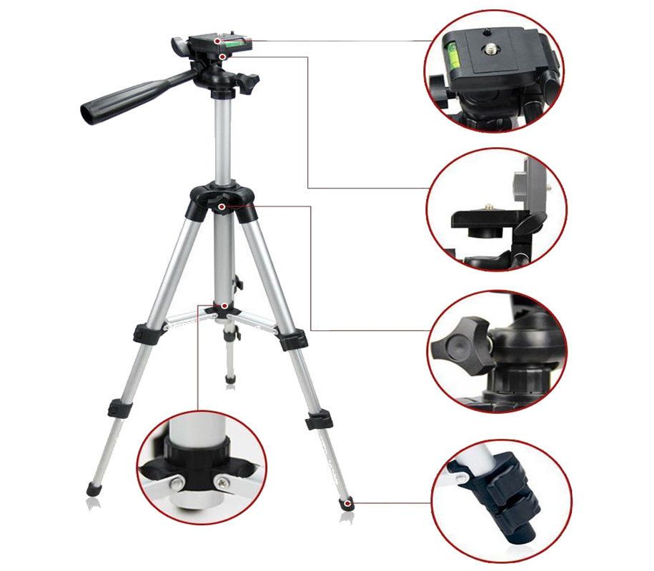 Universal Tripod Stand for Mobile Phones and Cameras