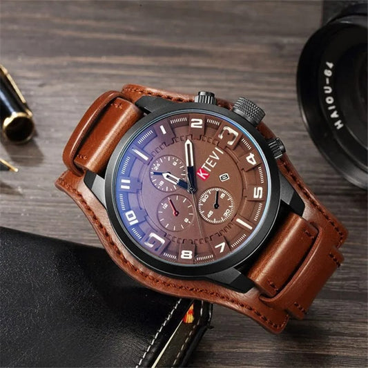 Top Quality Leather Watch for Men Elegant Design
