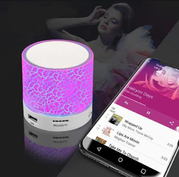 Mini Bluetooth Speaker - Rechargeable, SD Card, USB, Multi-Color