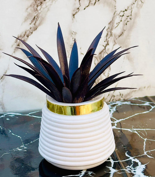 Pack of 2 Premium Mini Artificial Plants for Home & Office Decor
