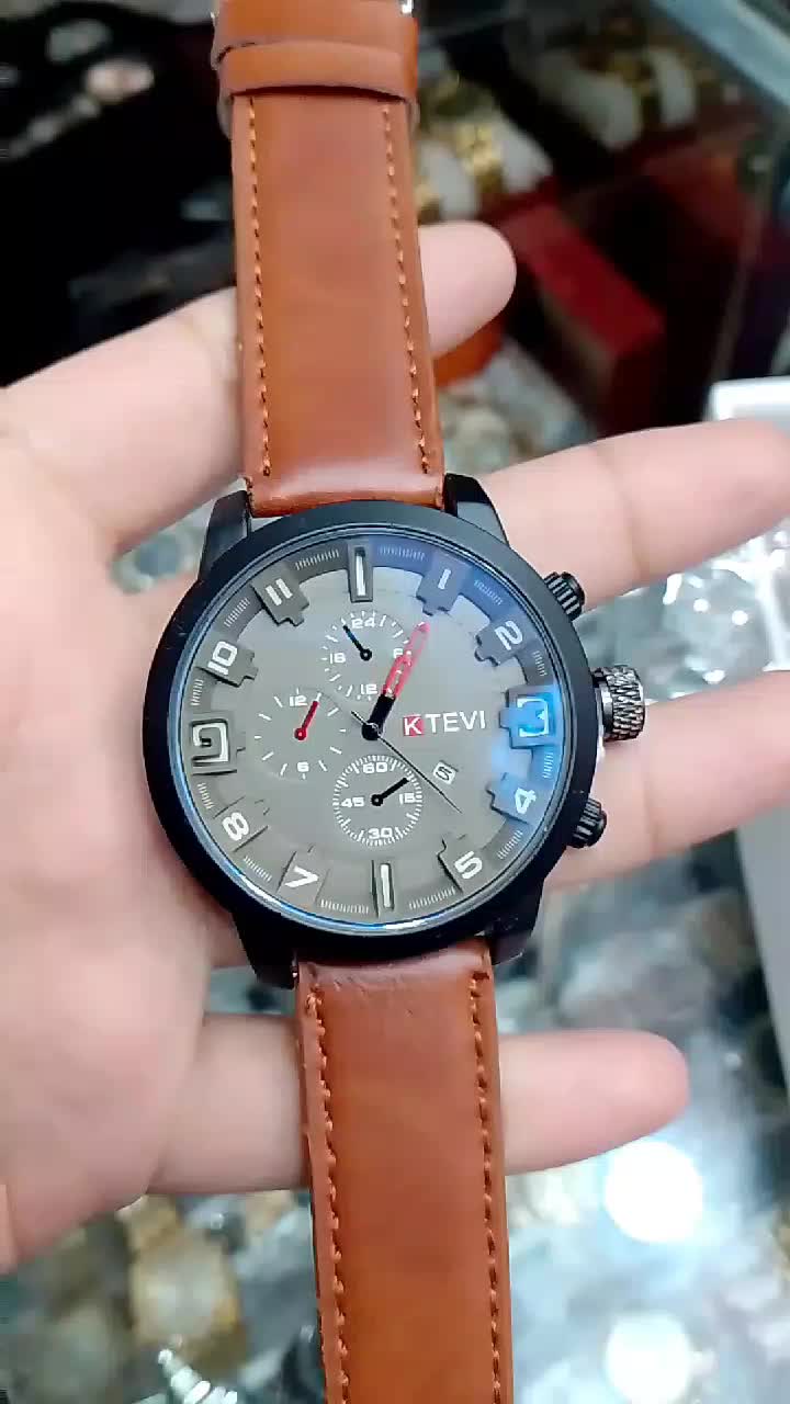Top Quality Leather Watch for Men Elegant Design