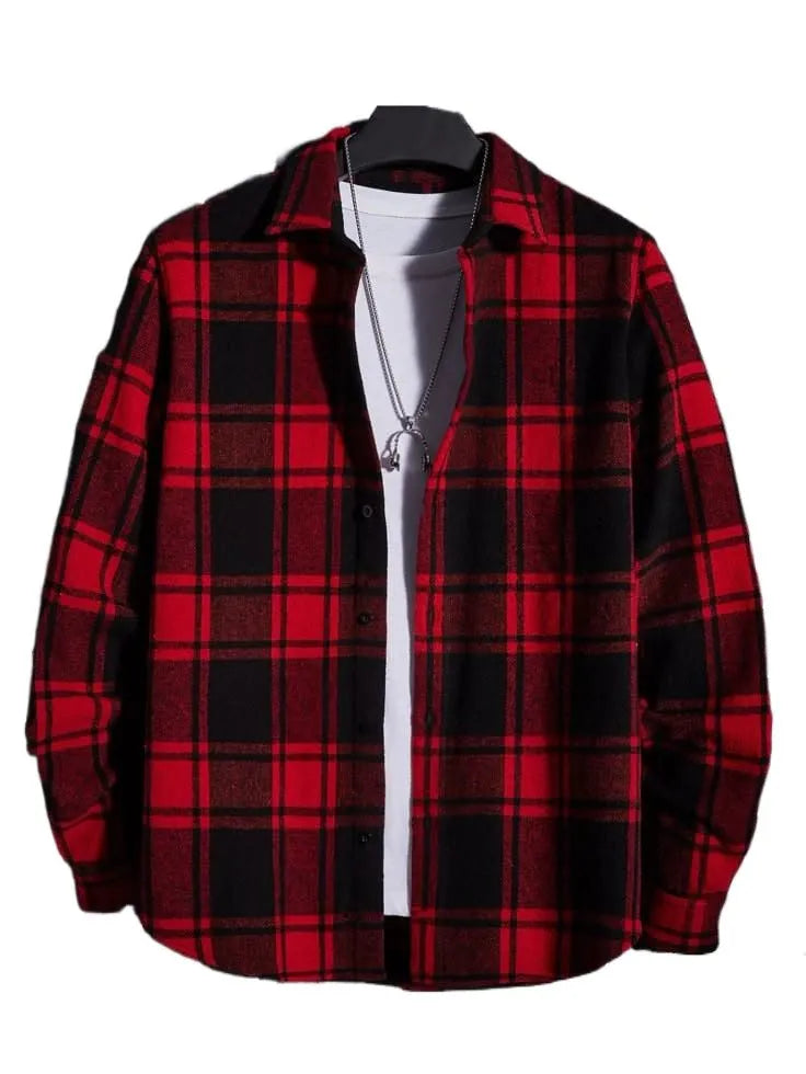 Men;s long sleeves navy blue shirt with under white T Shirt