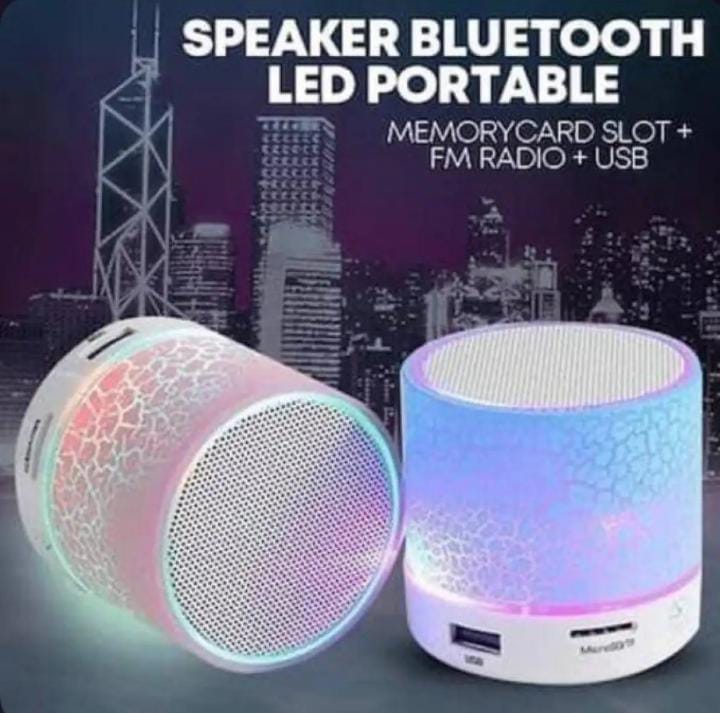 Mini Bluetooth Speaker - Rechargeable, SD Card, USB, Multi-Color