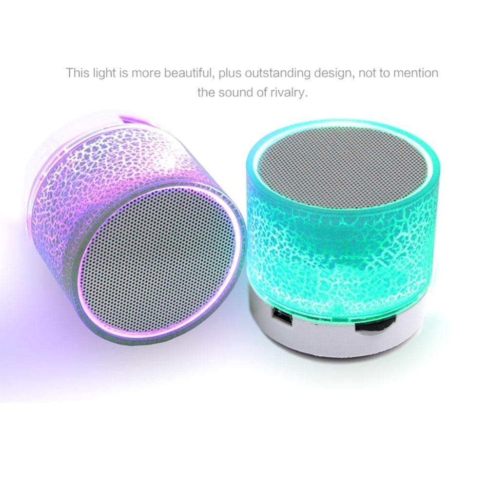 Mini Bluetooth Speaker - Rechargeable, SD Card, USB, Multi-Color