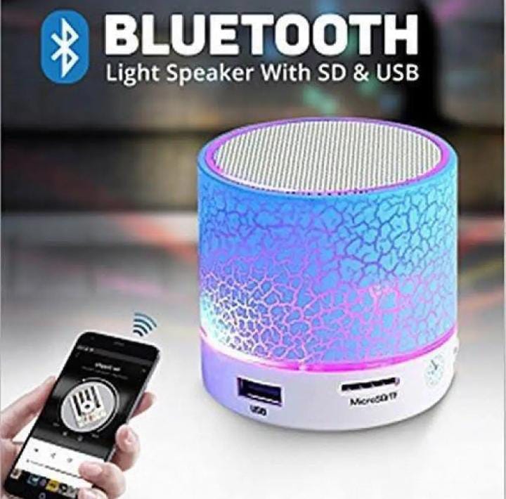 Mini Bluetooth Speaker - Rechargeable, SD Card, USB, Multi-Color