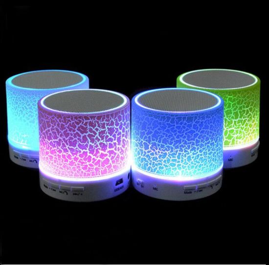 Mini Bluetooth Speaker - Rechargeable, SD Card, USB, Multi-Color