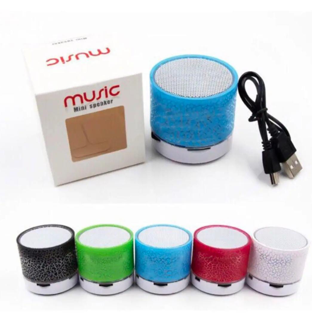 Mini Bluetooth Speaker - Rechargeable, SD Card, USB, Multi-Color